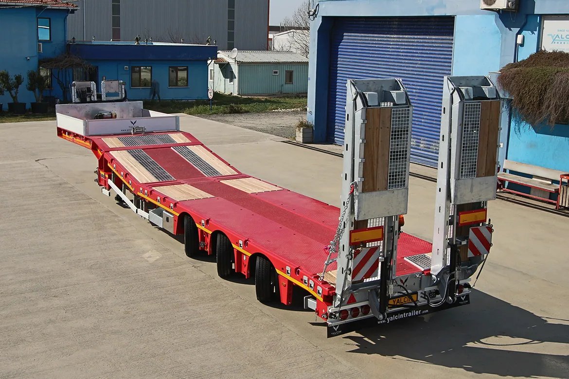3LBUZ 3 Axles Lowbed Semi-Trailer - Yalcin Trailer (detail view)