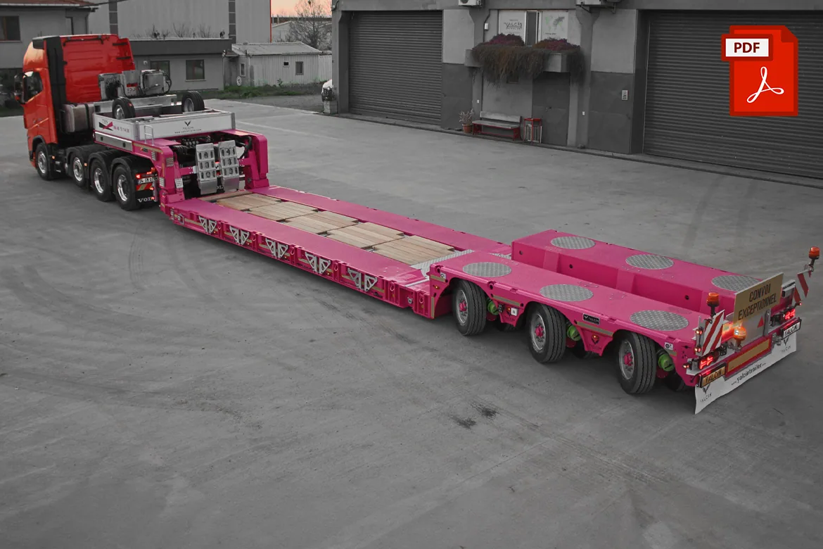 3PAUZ 3 Axles Low Loader Semi-Trailer - Yalcin Trailer (detail view)